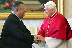 교황, 이라크대통령 만나